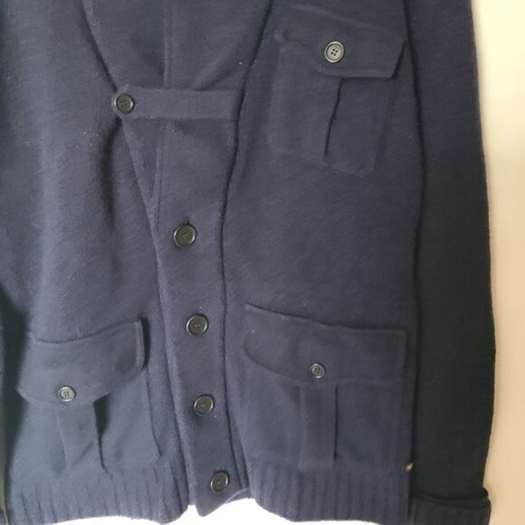 Fendi Blue Mens Coat Jacket Wool Blend XL - Picture 4 of 15
